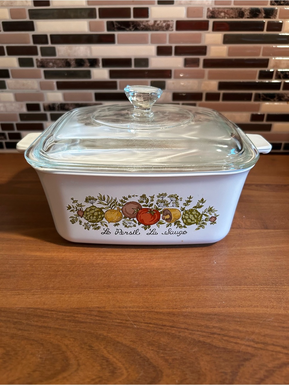 CorningWare Spice of Life 1.5 Quart 
Loaf Pan/Casserole Dish P4-B